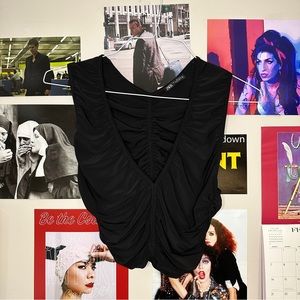 Zara Ruched Cropped Top